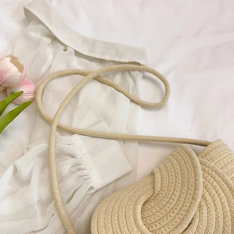 Лето 202, модная вязаная сумка ручной работы, универсальная сумка через плечо, сумка для пляжного отдыха в стиле INS