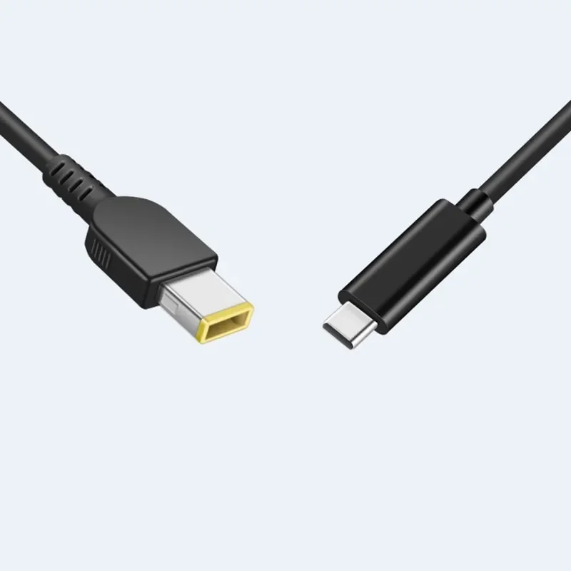 USB Type-C PD充電ケーブルコード,Lenovo Thinkpad,ラップトップ充電器用,DC電源ジャックアダプター,65W, 20V, 1.5m