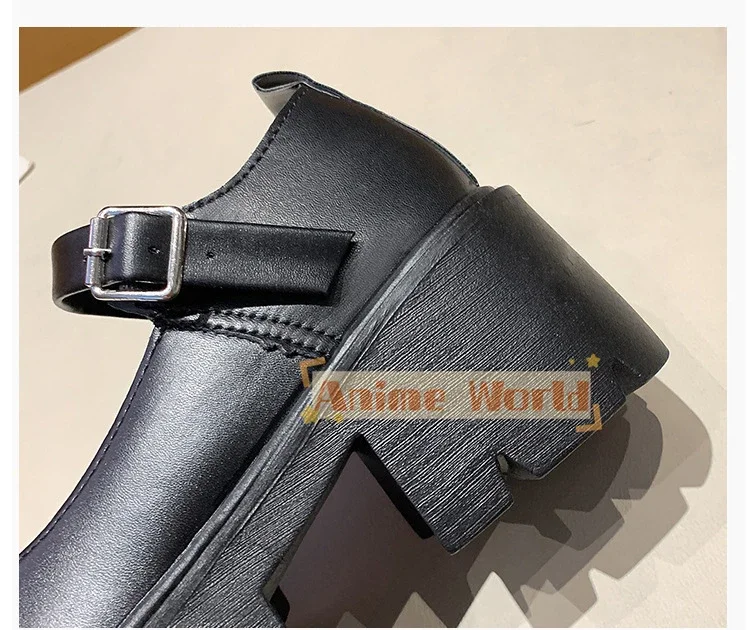 أحذية أنمي كارت كابتور ساكورا كوسبلاي للنساء ، إكسسوارات لوليتا عالمية ، زي طالب مدرسة ياباني ، أحذية برقبة