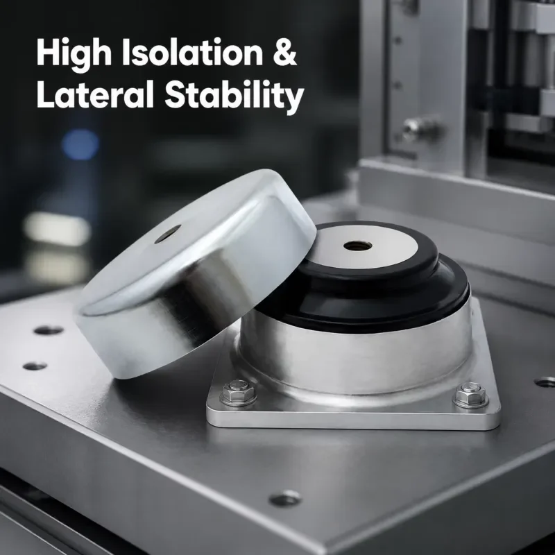 ALJ-41 Series Rubber Damping Brackets with Excellent Lateral Stability for Vibration Isolators in Airborne and Marine