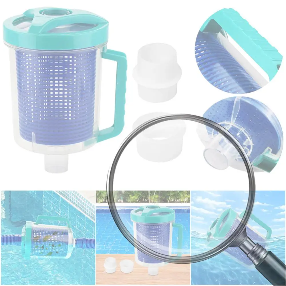 Filtro de Láminas para Piscina con Canasta Desmontable, Recolector de Láminas para Piscina, Filtro de Aspiradora para Piscinas W560 W26705 y Pentair R211084