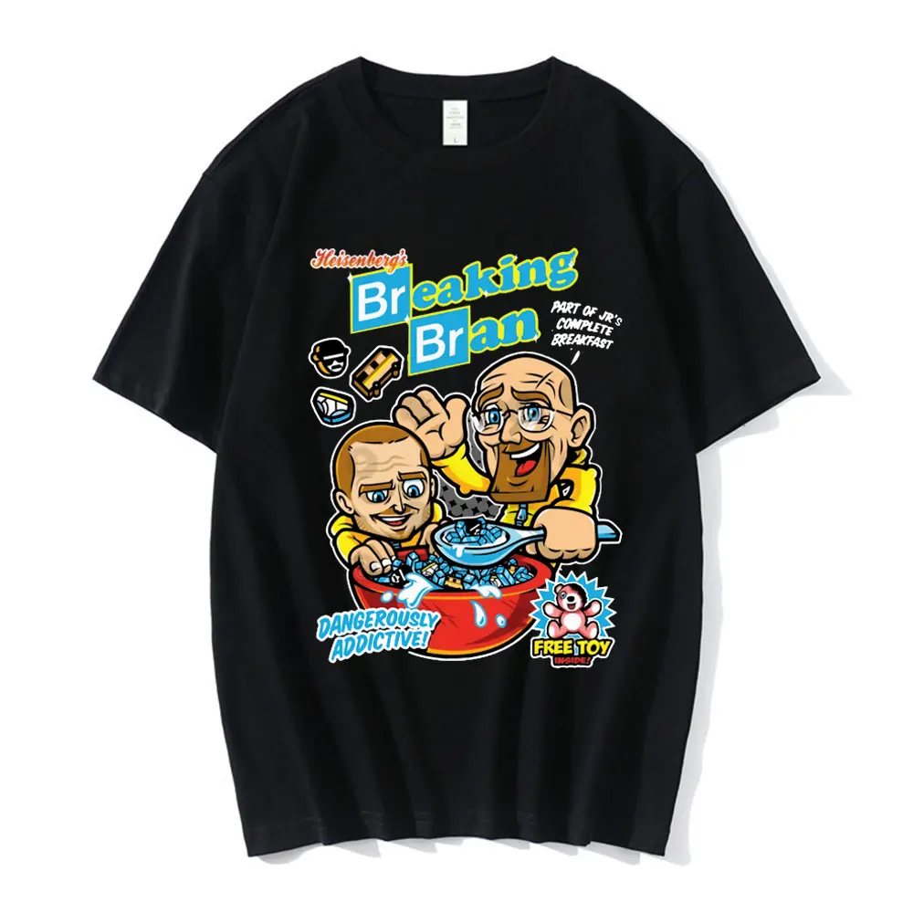 Breaking Bad Walter White T-shirt Men Women Heisenberg TV Series Funny Tops Fashion Hip Hop Casual Oversized Short Sleeve Tees