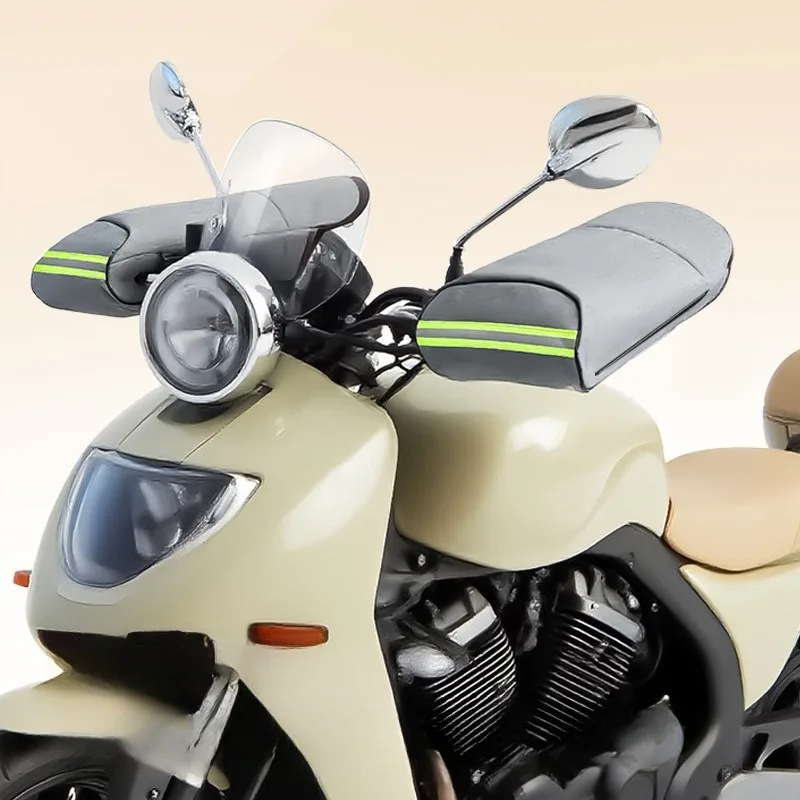 مقابض السيارة الكهربائية، قفازات شتوية دافئة وسميكة للسيارة تعمل بالبطارية، مقاومة للمطر، مقابض ركوب الدراجات النارية المقاومة للماء