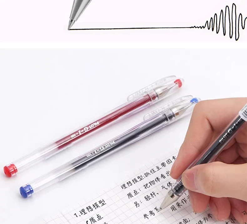 6/12 stücke Japan PILOT Gel Stifte Schnell Trocknend G1 Neutral Stift Große Kapazität Büro Unterschrift Schwarz Rot Blau 0,5mm Schule Schreibwaren – Detail 3