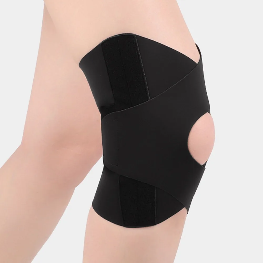 

Patella Protector Compression Knee Pad Spring Support Elastic Sports Knee Brace Comfortable Professional Knee Support