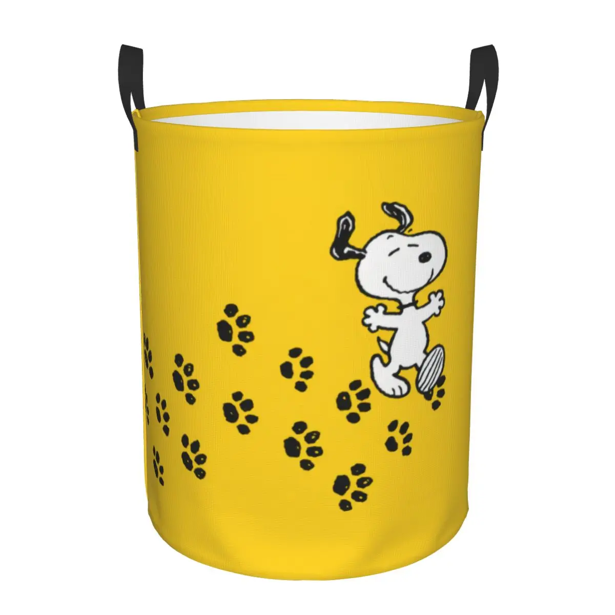 

Custom Snoopys Dog Paw Print Laundry Hamper Large Storage Basket Kids Nursery Toy Organizer