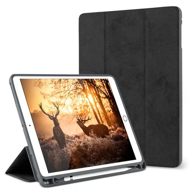 Case For iPad 10.2 2019 with Pencil Holder Cover for Apple iPad 7 7th Generation A2200 A2198 A2232 Mangentic Tablet Case+FilmPen