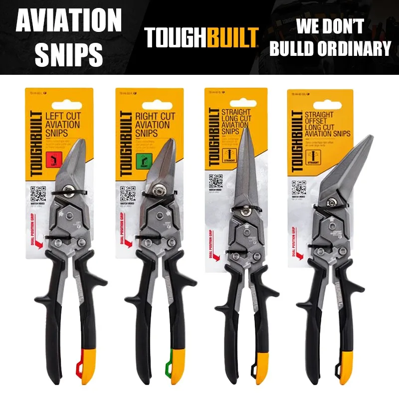 ToughBuilt TB-H4-60-R/TB-H4-60-L/TB-H4-60-SL/TB-H4-60-SOL Cut Aviation Snips Hand Tools Accessories