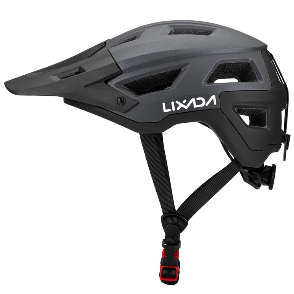 Lixada Fahrradhelm Herren Damen MTB Rennradhelm 55–61 cm verstellbares Zifferblatt abnehmbares Visier Belüftung 14 Belüftungsöffnungen Fahrradhelm – Detail 6