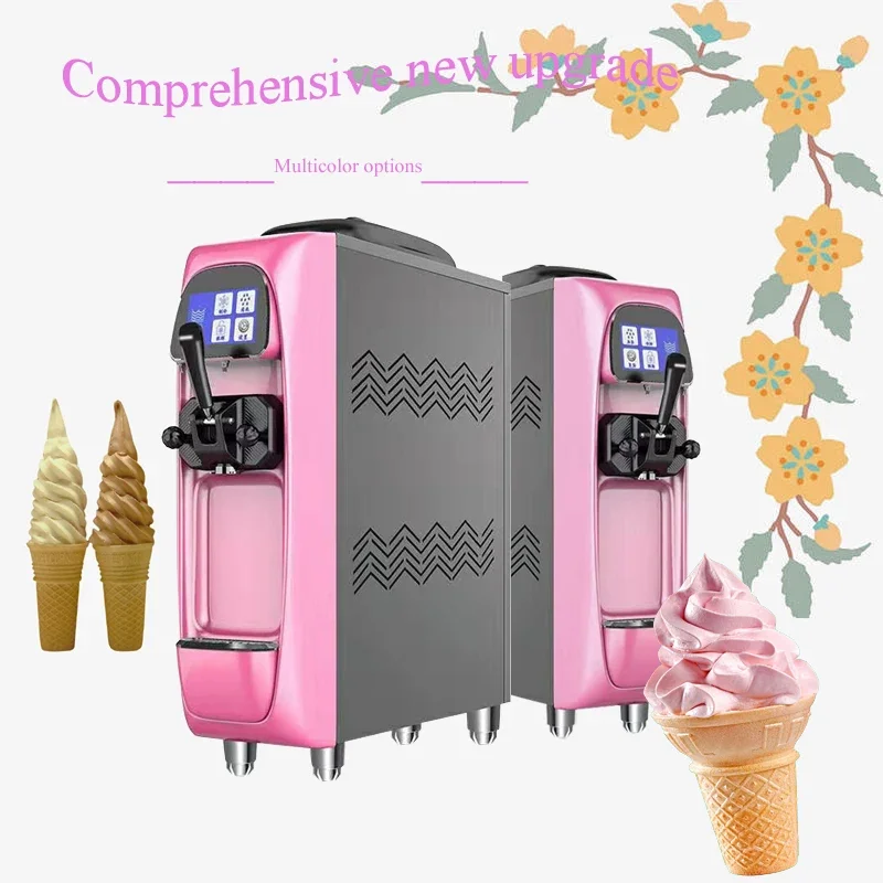 

Intelligent Commercial Desktop Soft Serve Ice Cream Machine Vending Is Cold Fast And Power Saving Sweet Cone Makers