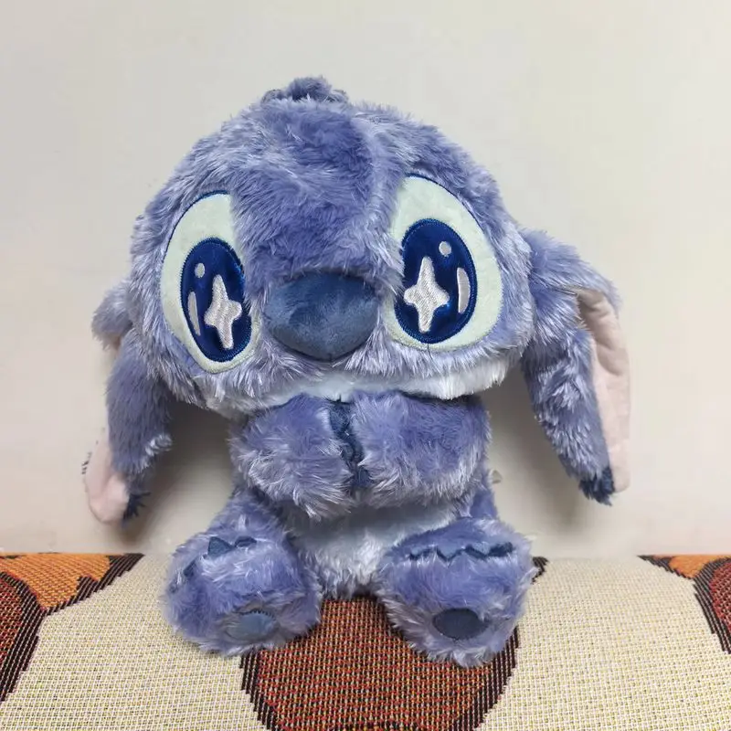 30cm Stitch Plüschtier mit Sternenaugen, Weiches Anime-Kuscheltier, Schlafkissen, Niedliches Auto-Plüsch-Ornament, Trendige Heimdekoration, Geschenk