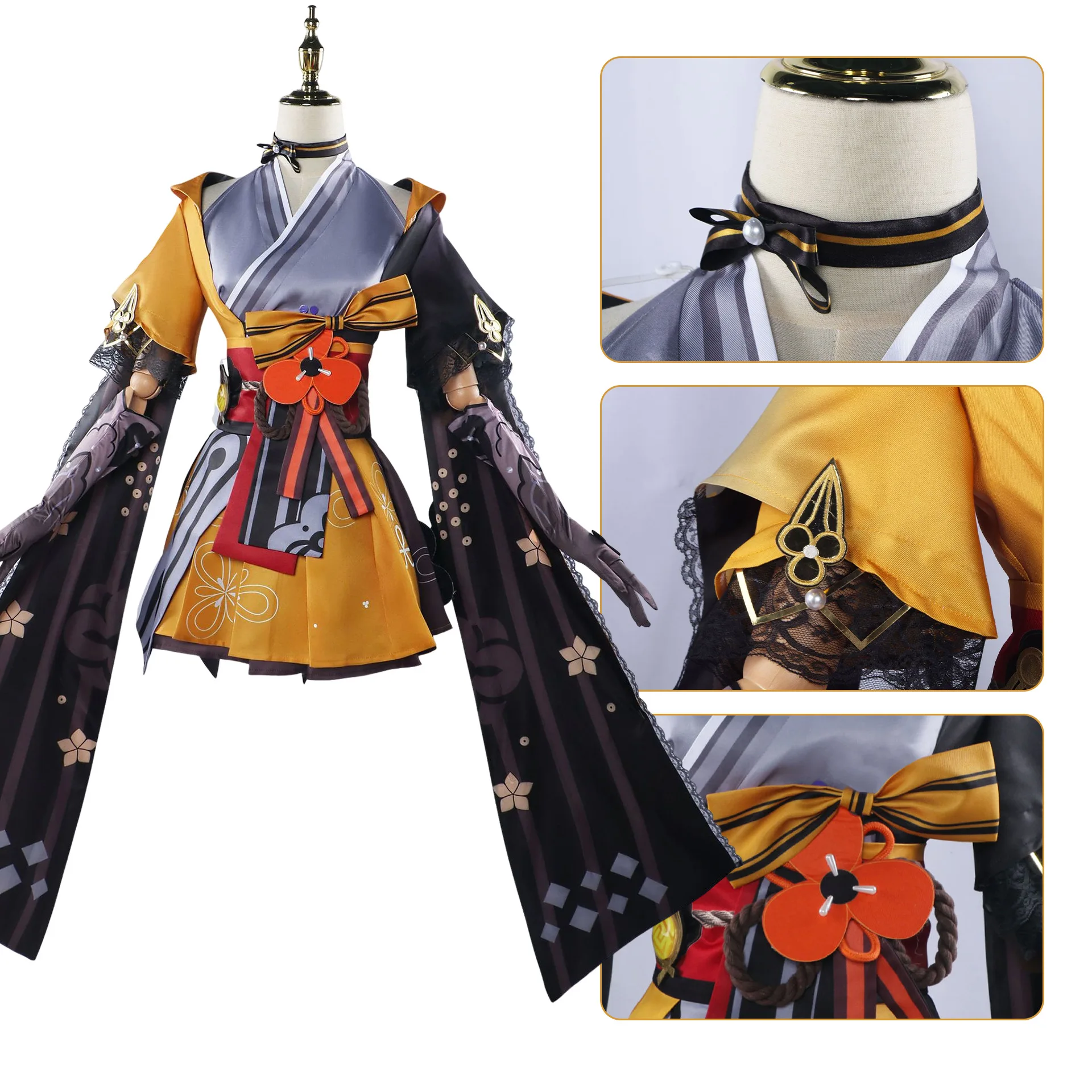 【Wetrose】In Stock Chiori R Cosplay Costume Genshin Impact Тиори Chioriya Boutique Tailor Full Set Wig Halloween Xmas