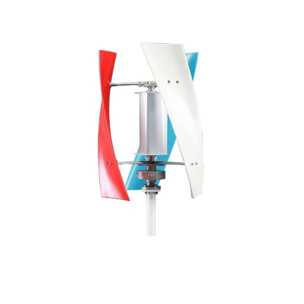 2000 واط 12 فولت 24 فولت 48 فولت 3 شفرات مولد تربيني طاقة الرياح مع Mppt جهاز التحكم في الشحن محور عمودي لمزرعة المنزل استخدام الطاقة الحرة #6