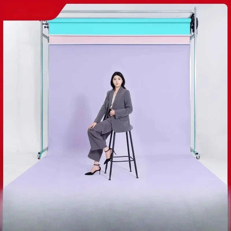 Photography Electric Background Shaft Gantry Background Shaft Pulley Photography Scroll Studio Wireless Remote Control Lifting