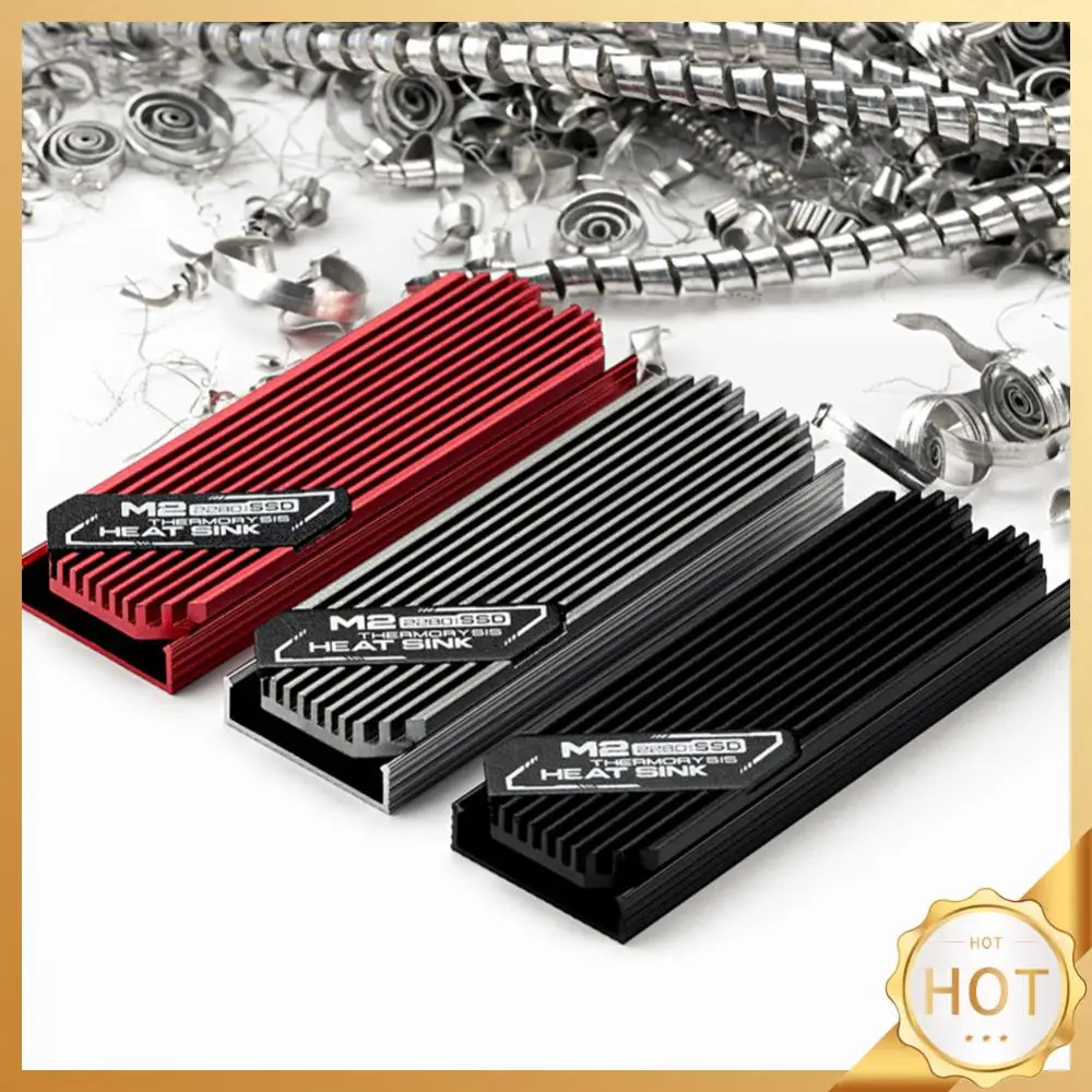 M.2 Disco Rígido De Estado Sólido, Dissipador De Refrigeração, Almofadas Térmicas, Radiador Ultra-fino para 2280 SSD