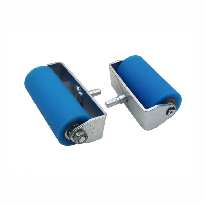 Silicone Rubber Roller Bracket Wheel Press Roller For Woodworking Wrapping Machine & Laminating Machine Conveyor Wheel