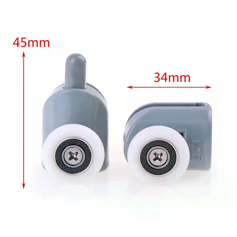 Shower Rooms Cabins Pulley Shower Room Roller Runners Wheels Pulleys New 4pcs