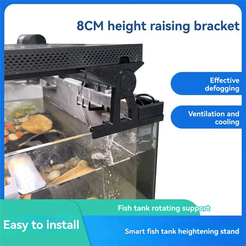 A76X-2PCS Swivel Heightening Bracket For Xiaomi Mijia Fishbowl Modification Accessories