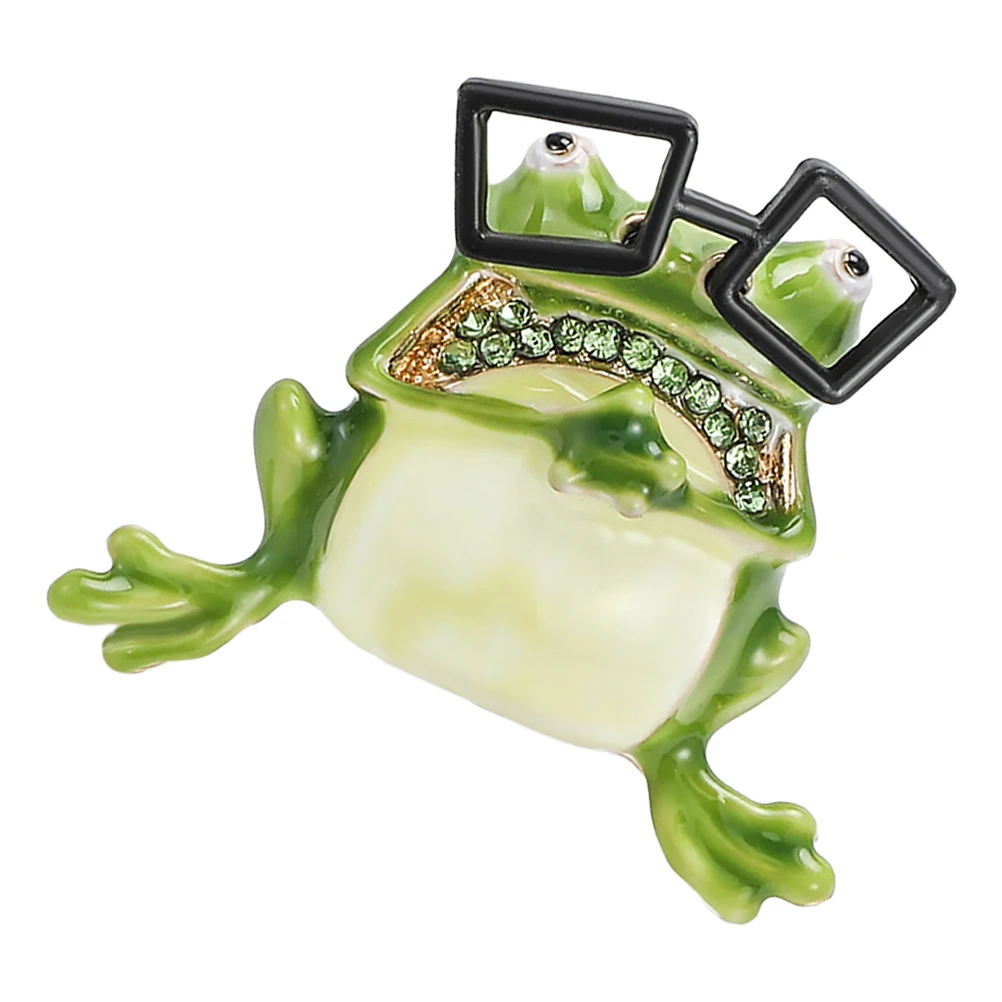 

Frog Shape Cute Metal Animal Brooch For Frog Brooch Pin Women Decorative Lapel Pin Clothes Hat Shawl Decor Gift