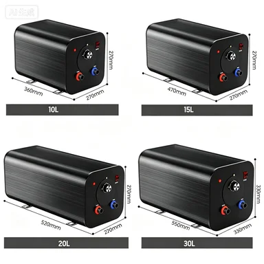 Applicable to 300W 30L 12V 220V Dual Voltage Electric Water Heater Portable RV Storage Water Tank Heater