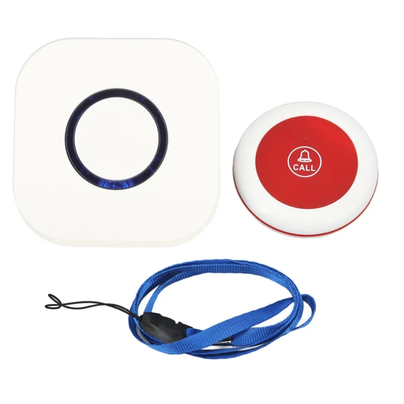 

Аварийный пейджер для сиделки, беспроводная кнопка вызова, система оповещения медсестры для дома, пожилых пациентов, вилка европейского стандарта