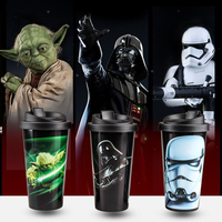 Star Wars Darth Vader Stormtrooper Yoda Cute Peripheral Water Cups Male and Female Creative Large Capacity Cup Lunch Box Combo