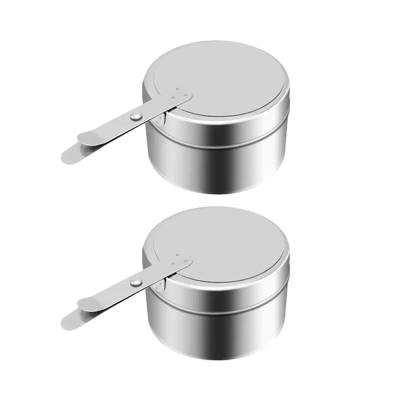 2 Pieces Chafer Wick Fuel Holder Chafing Dish Fuel Cans for Barbecue Food Warmer Buffet Server Party Supplies Catering Events