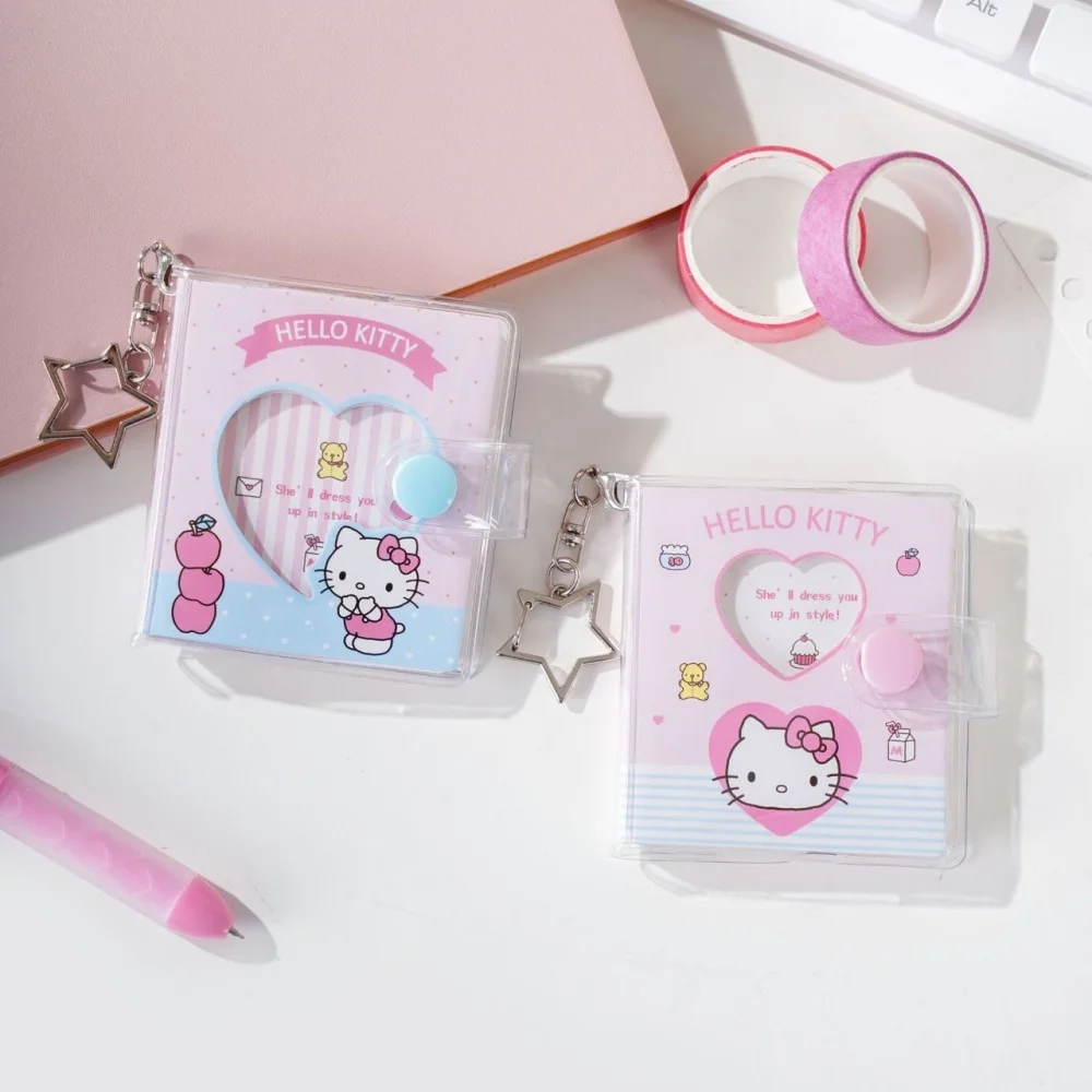 Genuine Sanrio Mini Planner Kawaii Hello Kitty Portable Pocket Notebook Journal Cartoon Stationery Supplies Students Gifts