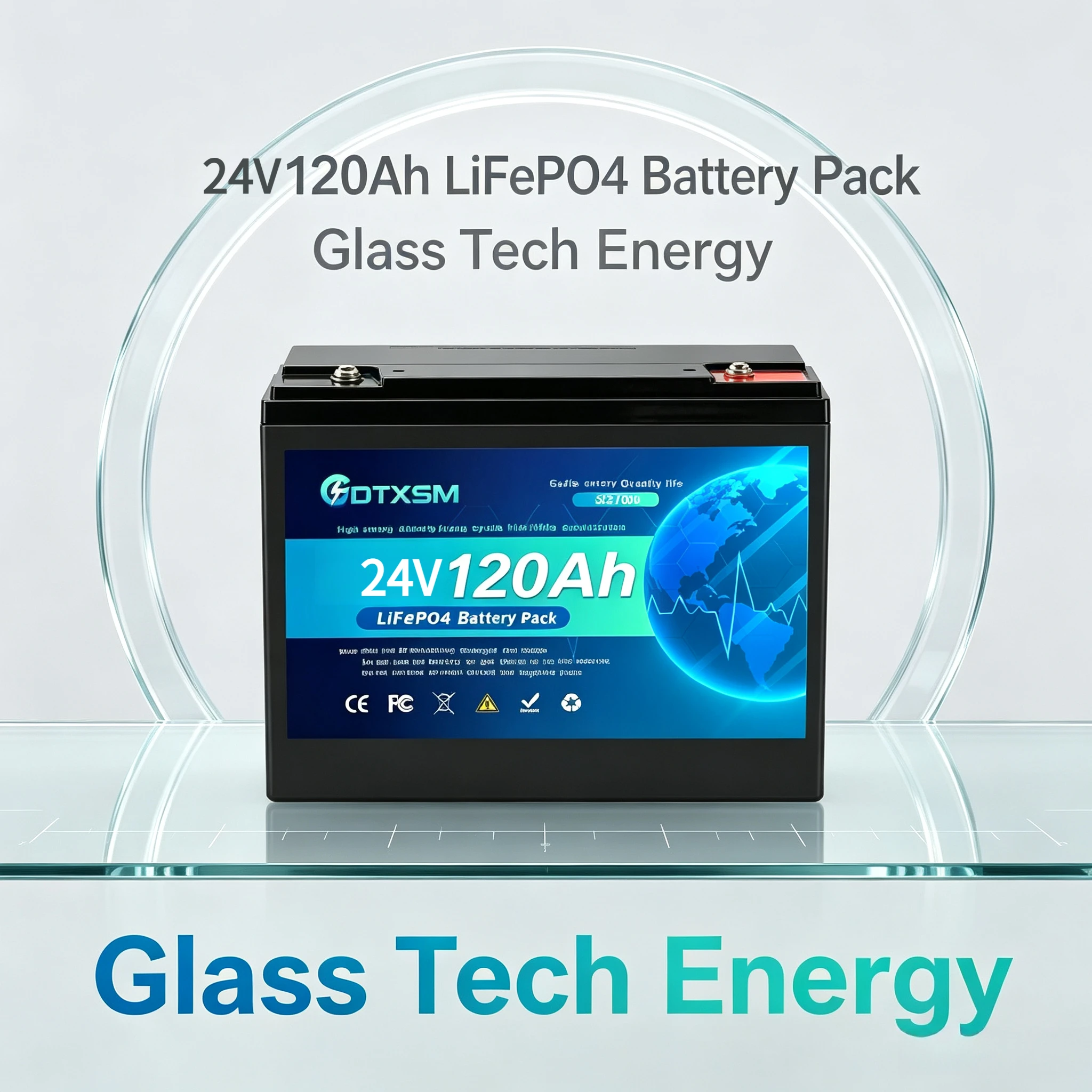 Original 24V LiFePO4 100Ah 120Ah Battery 32700 Built-in 120A BMS Grade A Lithium Iron Phosphate for Solar Off Grid Inverter