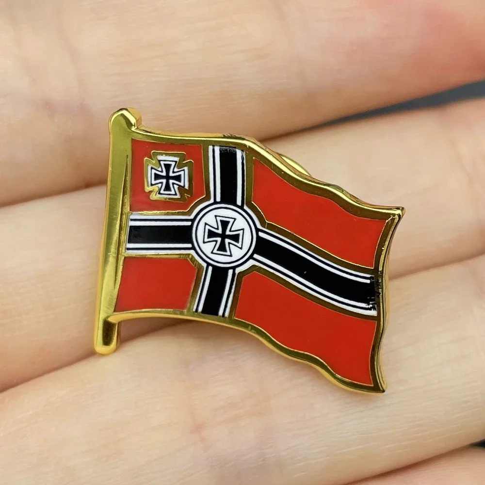 German Prussian Flag Emblem Iron Cross Badge Gold/silver Commemorative Medal Collectibles Home Decoration