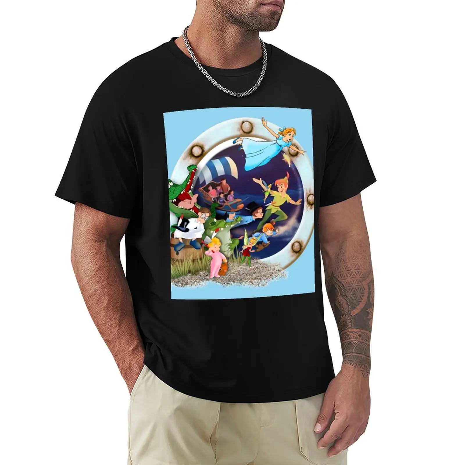 

peter pan wendy and the boys T-Shirt Clothing luxury designer oversized t shirt anime t shirts mens big and tall t shirts