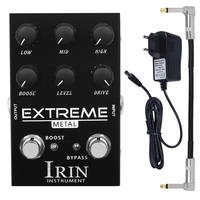 IRIN AN-42 Electric Guitar Effects Pedal EXTREME Metal Distortion Pedal High Gain Overdrive Effects Guitar Accessories & Parts