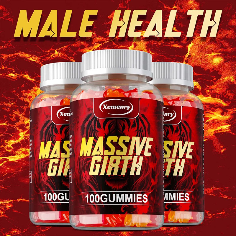 

Massive Girth Gummies - Enhances Male Strength, Promotes Muscle Growth, Recovery, Improves Athletic Performance, Boosts Energy