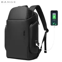 BANGE New Waterproof 15.6Inch Business Computerbackpack USB Interface For Charging Bag LargeCapacity Men's Backpack