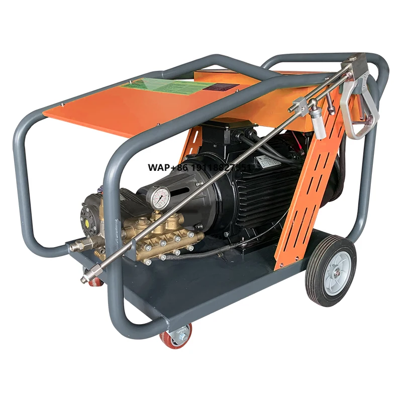 

New KEMEL Electric 22KW High-Pressure Water Jet Cleaner (with Hose Reel) for Car Wash Shop and Courtyard Cleaning