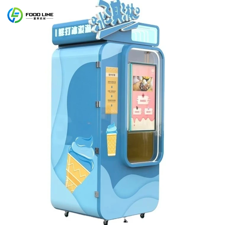 Customized ice cream vending machines at very low prices and offer excellent service self-service for sale
