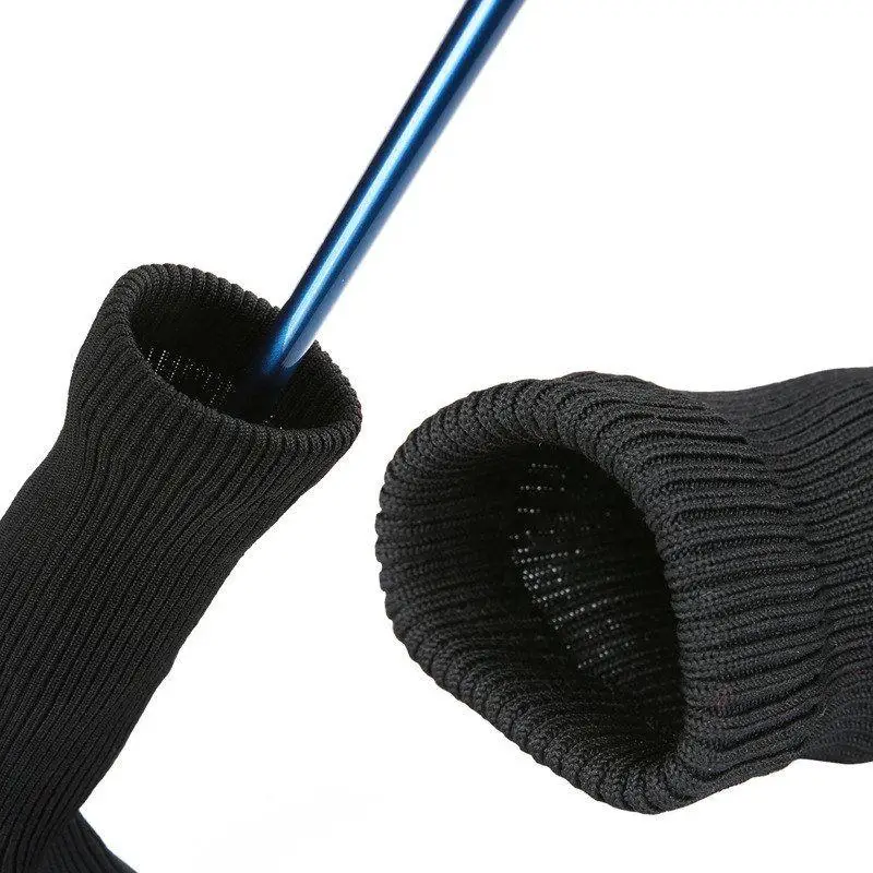 3-teiliges langlebiges Golf-Trainingszubehör, langhalsige Golfschlägerkopfhüllen, nummerierter Holzschlägerkopfschutz – Detail 1