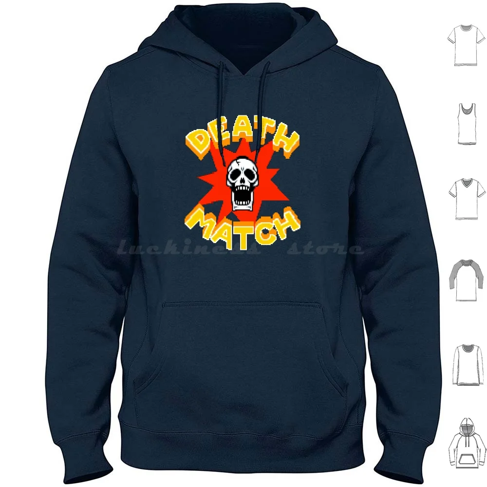 Skull Crackin' Entertainment Hoodie cotton Long Sleeve World Heroes 2 Death Match Wrestling World Heroes Snk Neo Geo