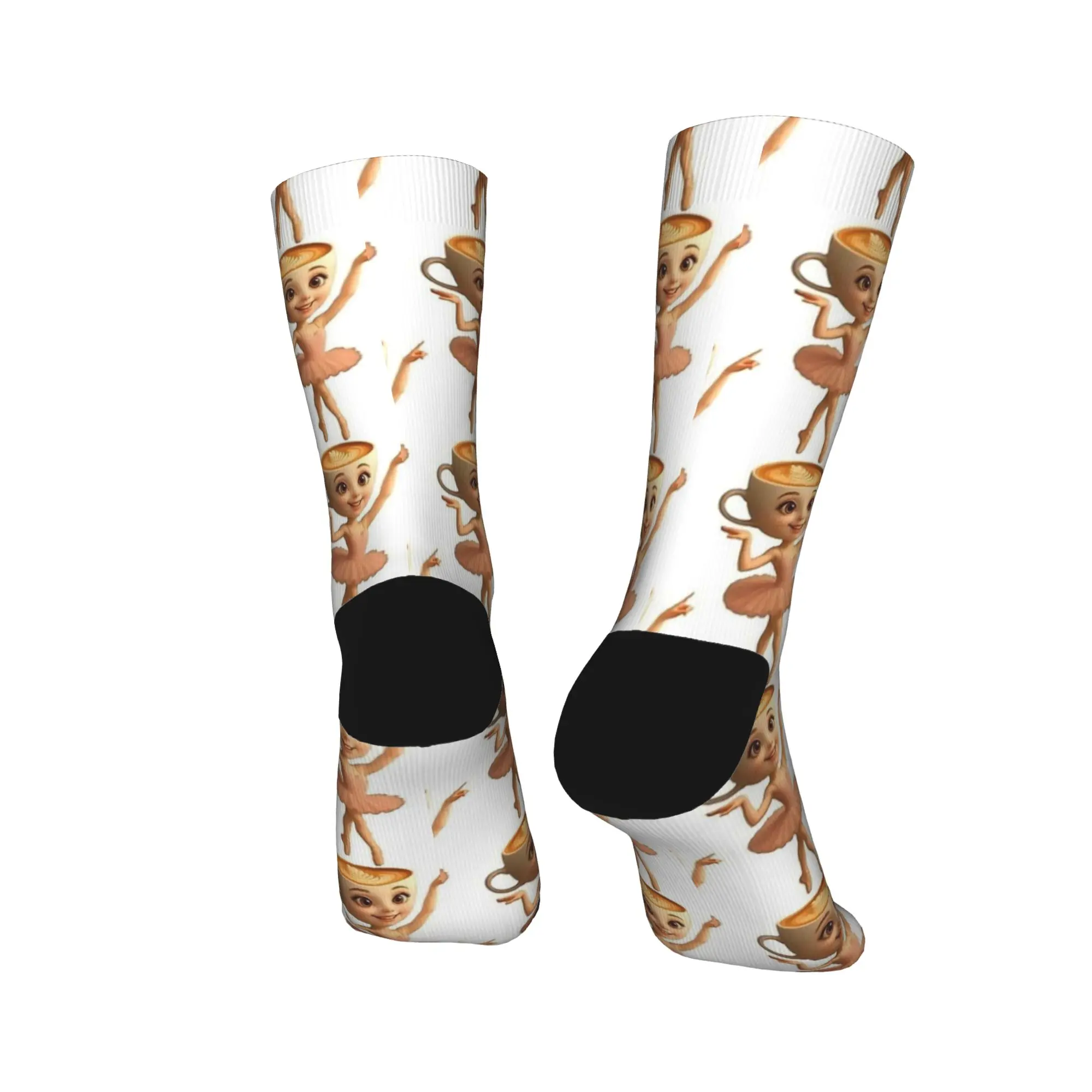 الإيطالية Brainrot Capuchin راقصة الباليه الجوارب المضادة للانزلاق جوارب الكبار الرجال جودة تسلق الجوارب الشتاء جوارب مطبوعة غير رسمية