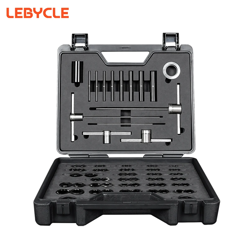 LeBycle Suitable For 99% Of Bike Hub Bearing Install Remove Tool Kit Bottom Bracket Install Remove Tool Set Bearing Removal Tool