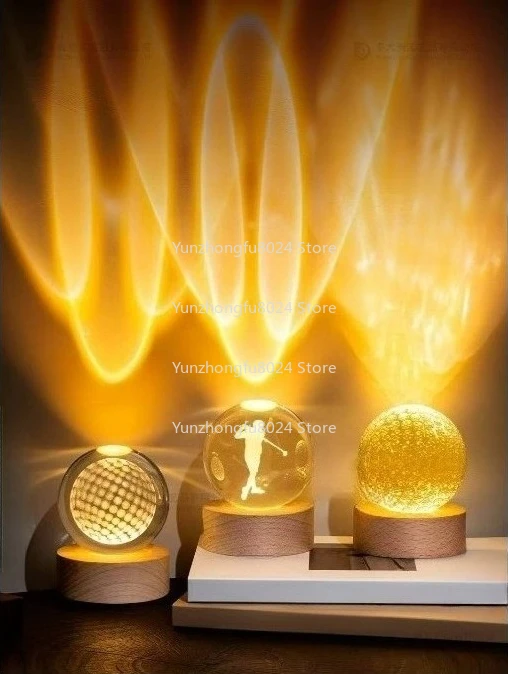 

Creative Luminous Trophy Customized High-end Atmospheric Award Commemorative Night Light Ornament Trophy Production
