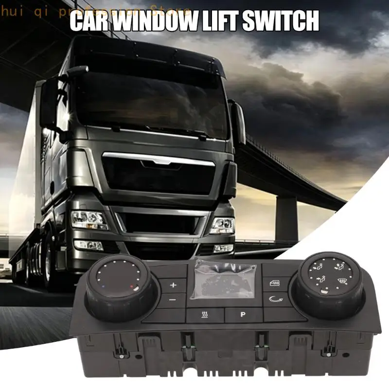 Kabinen-Bedienfeld für MAN TGX 2007–2017, LKW-Bedienfeldbaugruppe 81619906125 mit 2 Knöpfen, schwarzem Gehäuse und Einzeleinheit – Detail 9