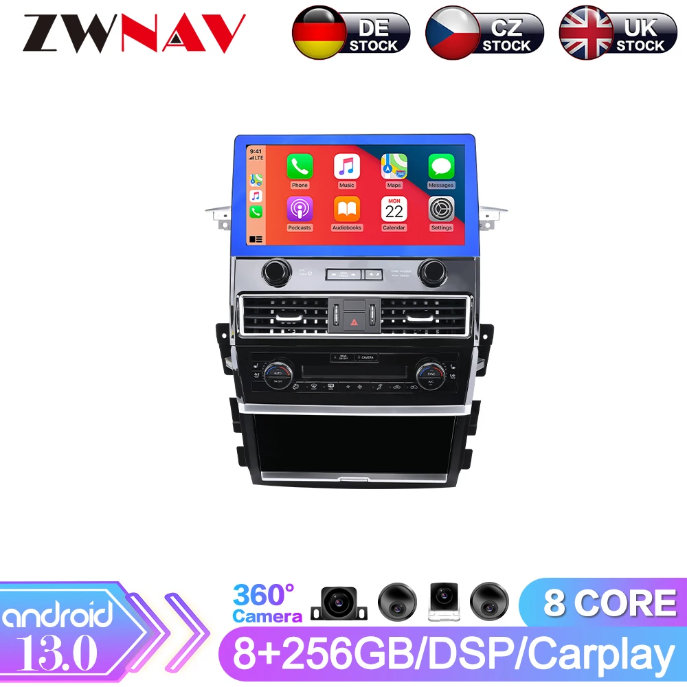 13.1Inch For Nissan Amanda 2010-2021 Car Smart Multimedia Video Player Radio GPS Navigation 4G Carplay Auto 8G+256G Android 13.0