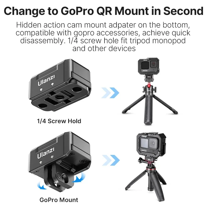 Ulanzi Hummingbird Camera Quick Release Mount Tripod DSLR QR Plate Adapter Vlog Filmmaking For SLR DSLR Camera Mount Adapter