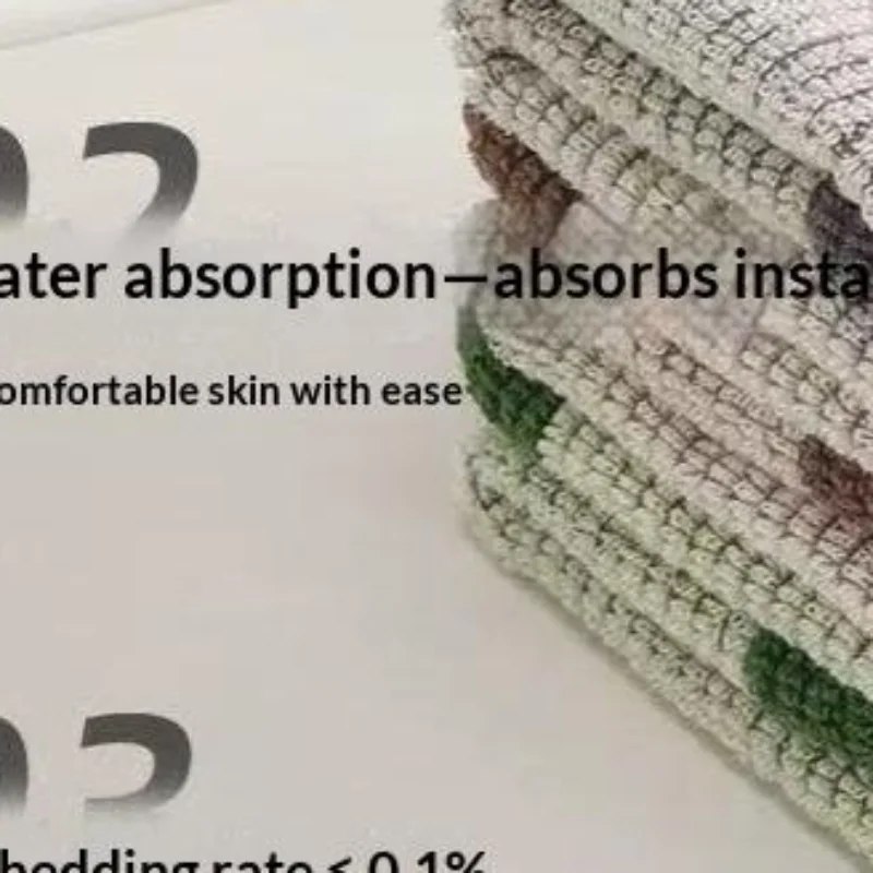 Handkerchief Small Quick Drying Towel Odor Free Non Shedding High Water Absorption For Face And Hand Wiping