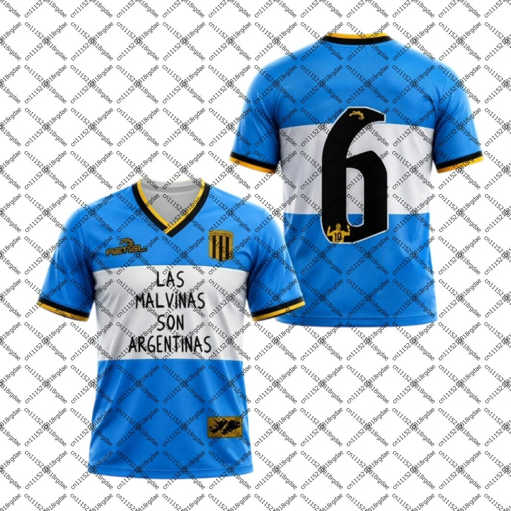 Las Malvinas Son Argentinas No.6 Soccer Jersey Almirante Brown 2026 Special Edition Breathable Sports T-Shirt Family Matching