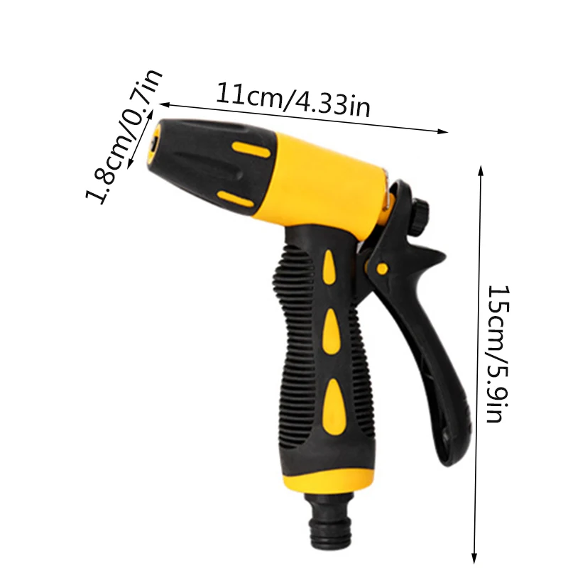 Car Wash Water Gun High-Pressure Household Sprinkler Washing Garden Balcony Expansion And Pressurization Hose Brush Car Wash