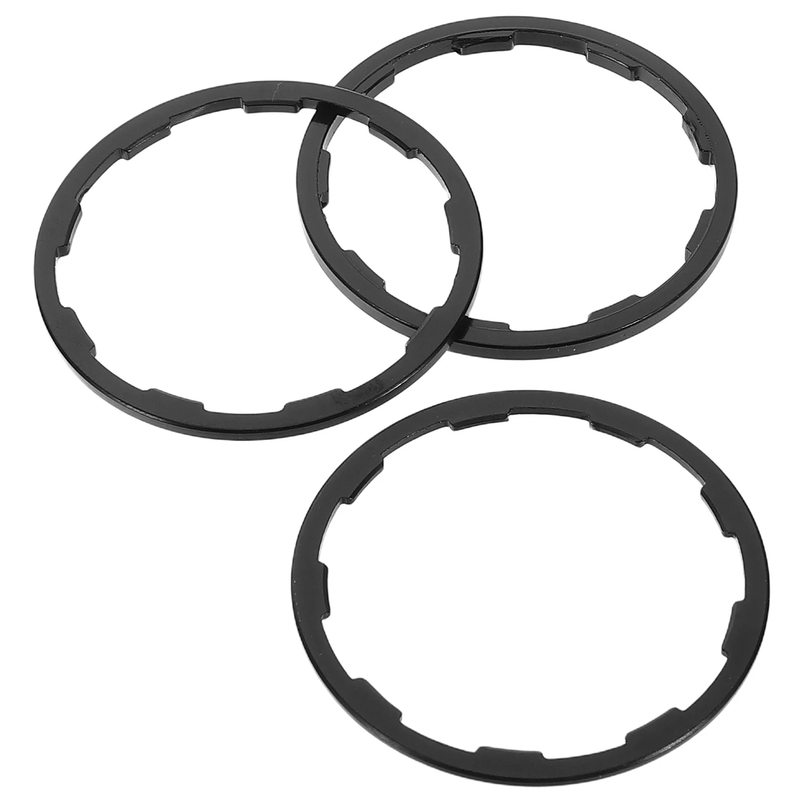 

3Pcs Bike Cassette Spacer Quick Install Adjustable Spacers for Comfortable Ride No Tools Required Cassette Washer for Bike