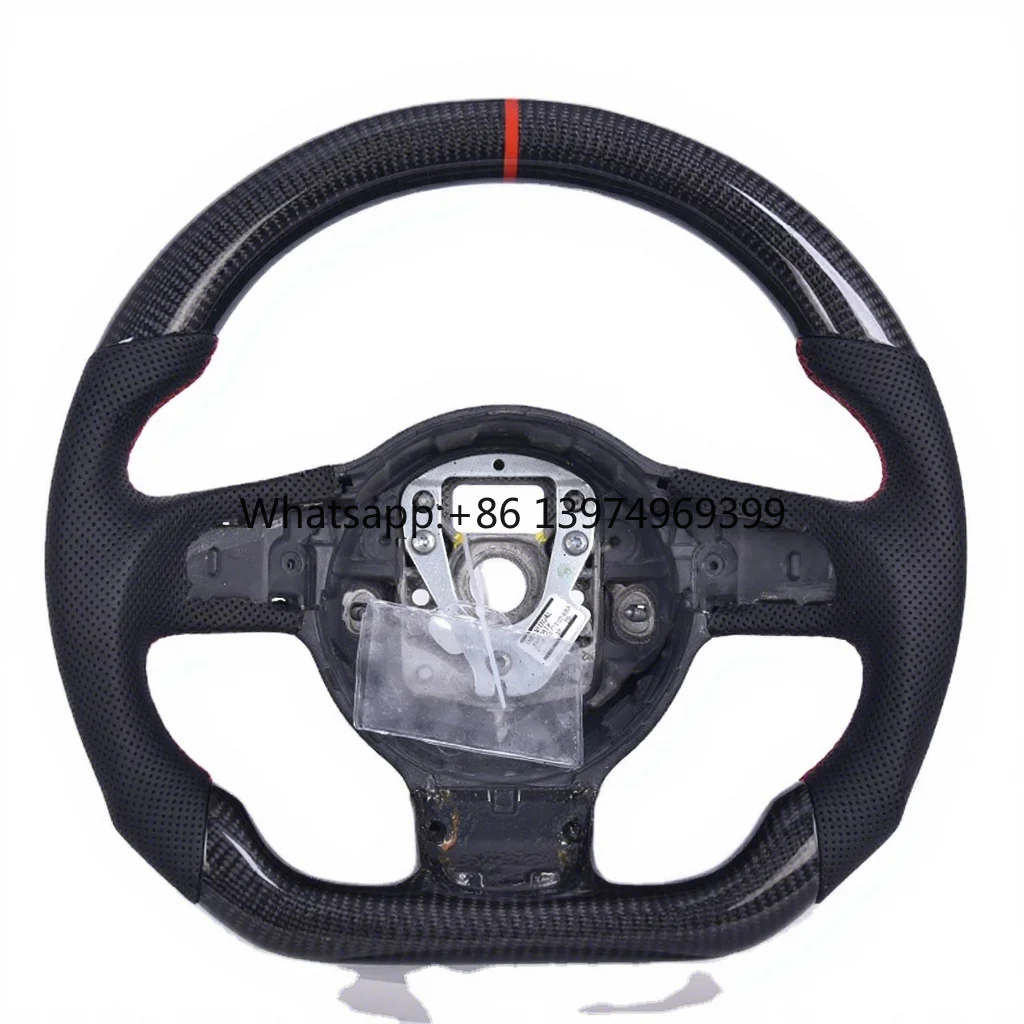 Low Price Carbon Fiber Steering Wheel in Stock for Audi Q5 Q7 A6 C6 Q8 SQ5 Q3 TTS TT MK2 A8 S5 A3