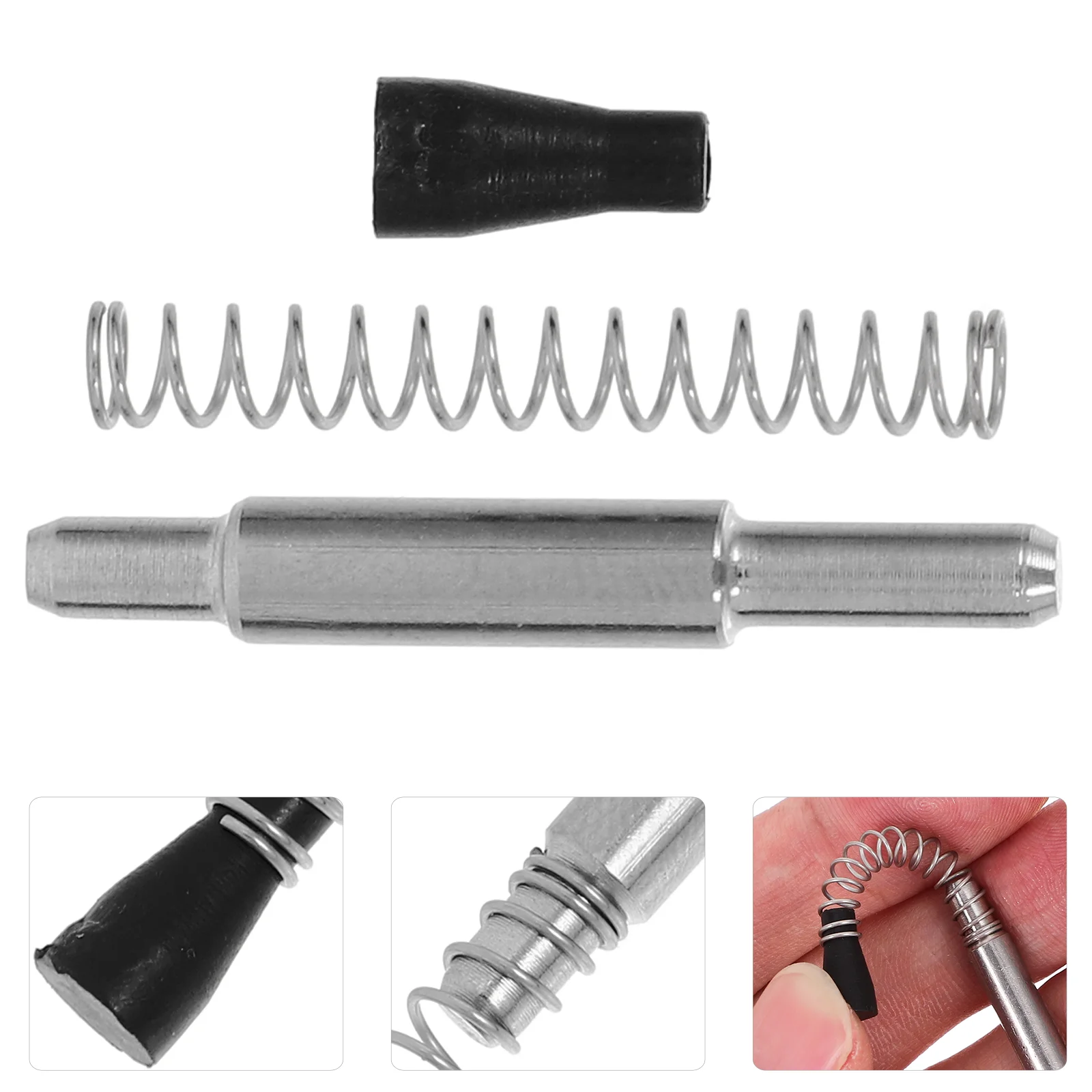 25 Pcs Window Screen Plunger Latch Replacement Parts Screens for Windows Spring Pin Pull Stainless Steel Clips